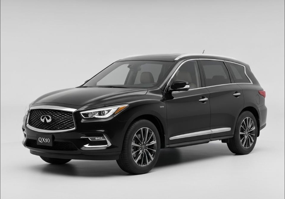 Black Infiniti QX60 luxury SUV